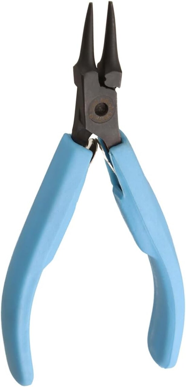 The Beadsmith Chain Nose Pliers - Jeweler’s Elements - Black Oxide Coated Jewelry-making Tool for Bending Wire and Closing Jump Rings